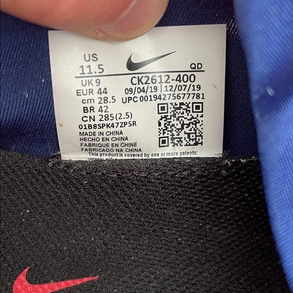 Nike Air Max 2090 Women’s Blue Void Active Fuchsia Sneakers Size 11.5 Running - Picture 9 of 12